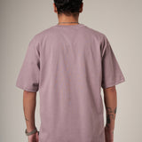 250 GRAMS T-SHIRT, 100% LIGHT PURPLE COTTON
