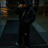 Double Zip Hoodie Boxy fit Diamond