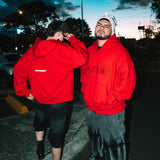 Hoodie Boxy fit Red district