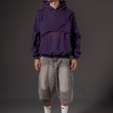 Hoodie Nova  Sun fade Morado 400 gramos