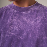 Basica Oversize Acid Wash Purple 14258