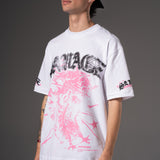 Camiseta Oversize Help rosa savage  250 gramos 14653