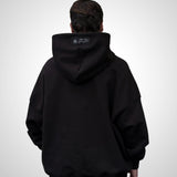 Hoodie 4 pockets Black 400 grams