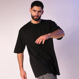 CAMISETA NEGRA OVERSIZE 350 GSM 14290
