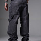 JEANS BAGGY CINTA GRIS OSCURO