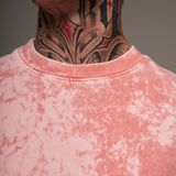 Basica Oversize Acid Wash Rosa claro  14456
