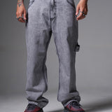 JEANS BAGGY CINTA  GRIS CLARO