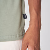 T-SHIRT 250 GRAMS, 100% GREENISH GREY COTTON
