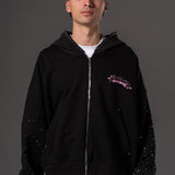 Double Zip Hoodie Boxy fit World wide  14649