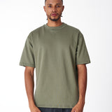 CAMISETA 300 GRAMOS 100% ALGODÓN VERDE MILITAR