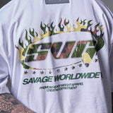 T shirt crema camuflaje 250 gramos