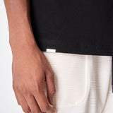 250 GRAMS T-SHIRT, 100% BLACK COTTON