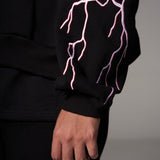 Double Zip Hoodie Boxy fit Red lights