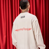 Crewneck Boxy savage long sleeve red district   250 gramos
