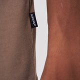 CAMISETA 250 GRAMOS, 100% ALGODÓN CAFE
