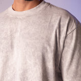 Basica Oversize Acid Wash  Gris claro 14274