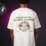 T-shirt 80s Call me if you need 14434 250 GRAMOS