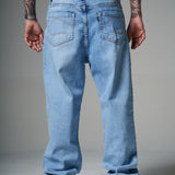 JEANS STRAIGTH SAVAGE AZUL CLARO  14501