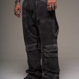JEANS BAGGY FIT  CONTRASTE NEGRO 14425