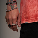 Basica Oversize Acid Wash Roja  14455