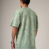 Basica Oversize Acid Wash Green 14259