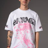 Camiseta Oversize Help rosa savage  250 gramos 14653