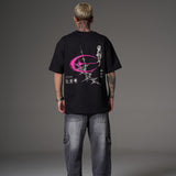 T shirt hyper human purple negra claro 300 gramos 14584