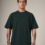 CAMISETA 250 GRAMOS, 100% ALGODÓN VERDE PINO
