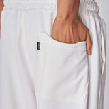 Sweet pant French terry cream white 14376