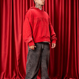 Hoodie Boxy fit Red district