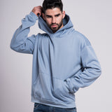 BLUE GREY JACKET 14099 SVG UNICOLOR BRUSHED COTTON