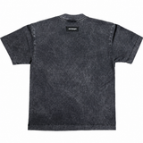 Oversize Acid Wash Negra Placa S