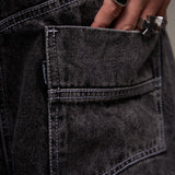 JEANS BAGGY FIT  CONTRASTE NEGRO 14425
