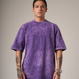 Basica Oversize Acid Wash Purple 14258