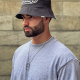 Bucket hat black/white svg 14264