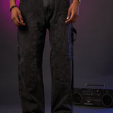 SAVAGE CARPENTER BAGGY FIT JEANS