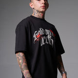 T shirt negra Gold on 250 gramos