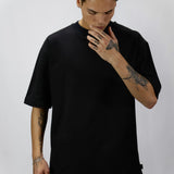 420 GSM Premium Oversize Negra 100% Algodón 14242