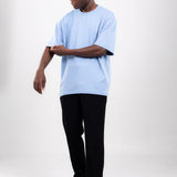 PRE VENTA CAMISETA OVERSIZE 14082 GRIS AZULADO BASICA SVG