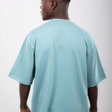 GREENISH GREY T-SHIRT 14083 OVERSIZE BASIC SVG
